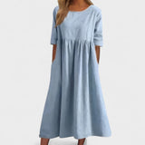 Manuela - Vestido de Algodão Arejado