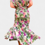 Ana | Vestido Longo Floral com Decote em V