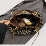 Lévrier – Saco de Compras em Lona com Padrão de Leopardo