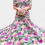 Ana | Vestido Longo Floral com Decote em V