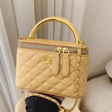 ALICE™ - Bolsa de Ombro Casual Com Estampa Matelassé para um Estilo Trendy e Versátil