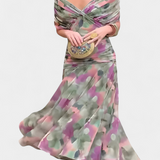 Ana | Vestido Longo Floral com Decote em V