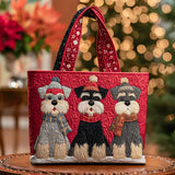 Bolsa Feita à Mão - Trio de Schnauzers