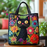 Bolsa Artesanal - Gato Preto Encantado