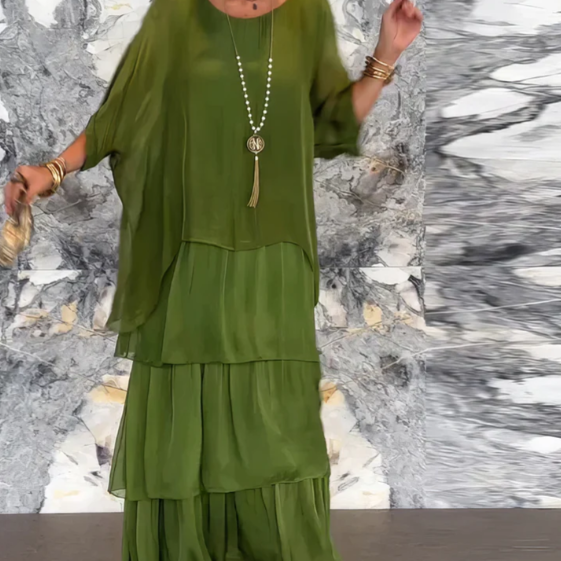 Lara | Vestido Maxi Fluido Elegante