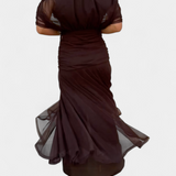 Ana | Vestido Longo Floral com Decote em V