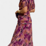 Ana | Vestido Longo Floral com Decote em V
