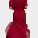 Ana | Vestido Longo Floral com Decote em V