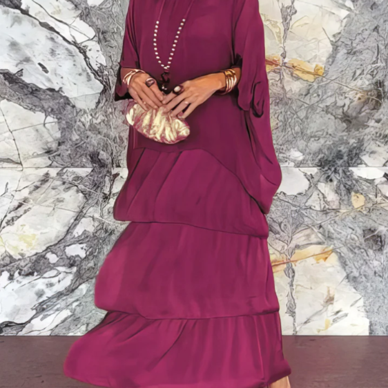 Lara | Vestido Maxi Fluido Elegante