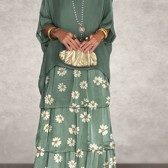 Lara | Vestido Maxi Fluido Elegante