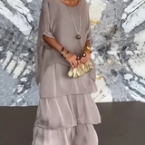 Lara | Vestido Maxi Fluido Elegante