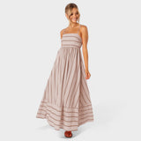 Camila - Vestido Listrado Fresco