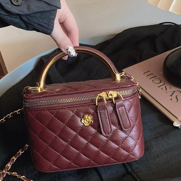 ALICE™ - Bolsa de Ombro Casual Com Estampa Matelassé para um Estilo Trendy e Versátil