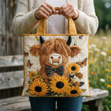 Bolsa Artesanal – Gado de Montanha com Girassóis