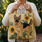 Bolsa Artesanal – Pastor Alemão Floral