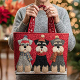 Bolsa Feita à Mão - Trio de Schnauzers