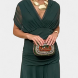Ana | Vestido Longo Floral com Decote em V