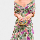 Ana | Vestido Longo Floral com Decote em V