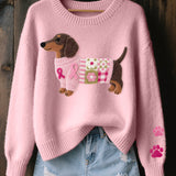 Matilde | Pullover Dachshund em lã