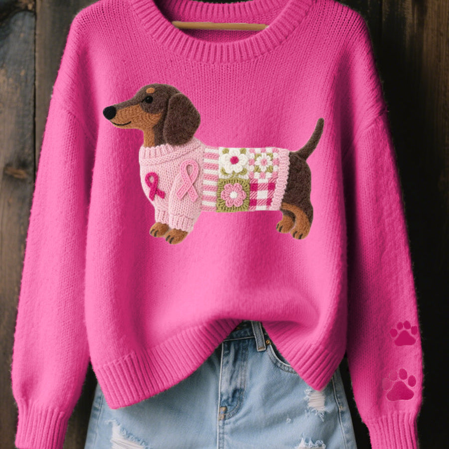 Matilde | Pullover Dachshund em lã