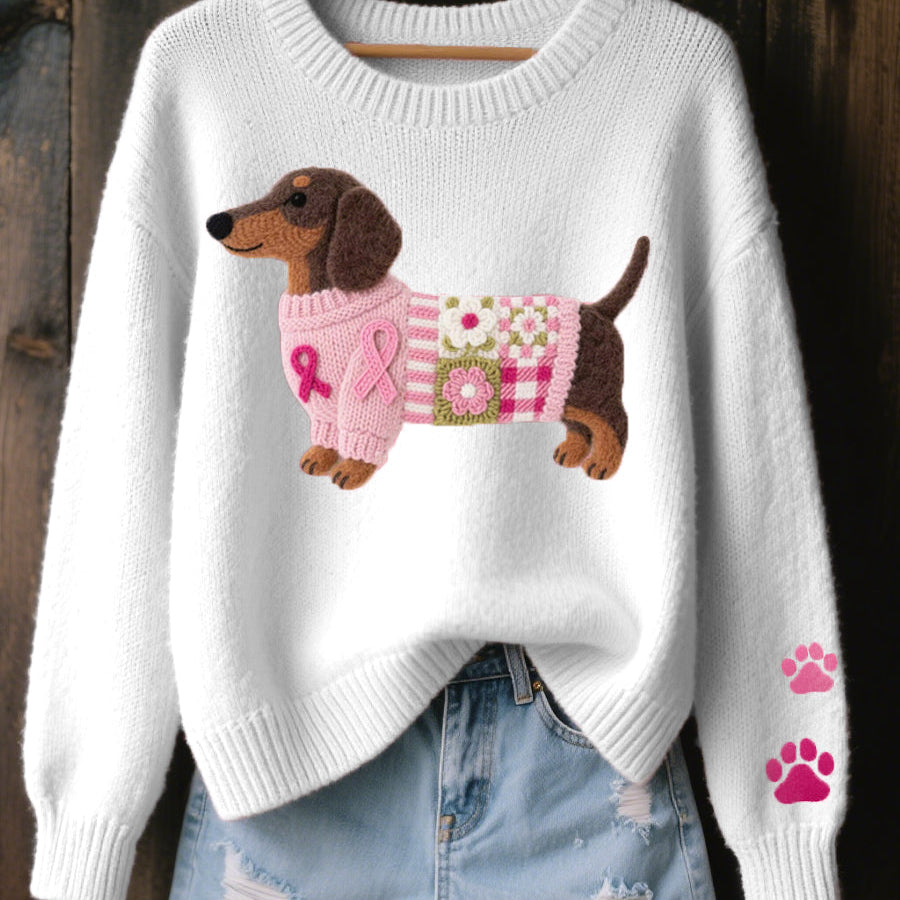 Matilde | Pullover Dachshund em lã