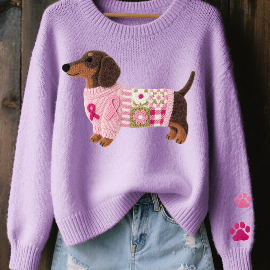Matilde | Pullover Dachshund em lã