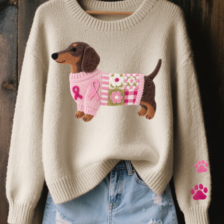Matilde | Pullover Dachshund em lã